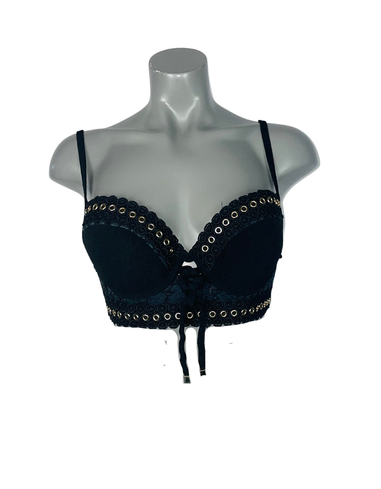 BLACK RIVER ISLAND BIKINI TOP SIZE 12