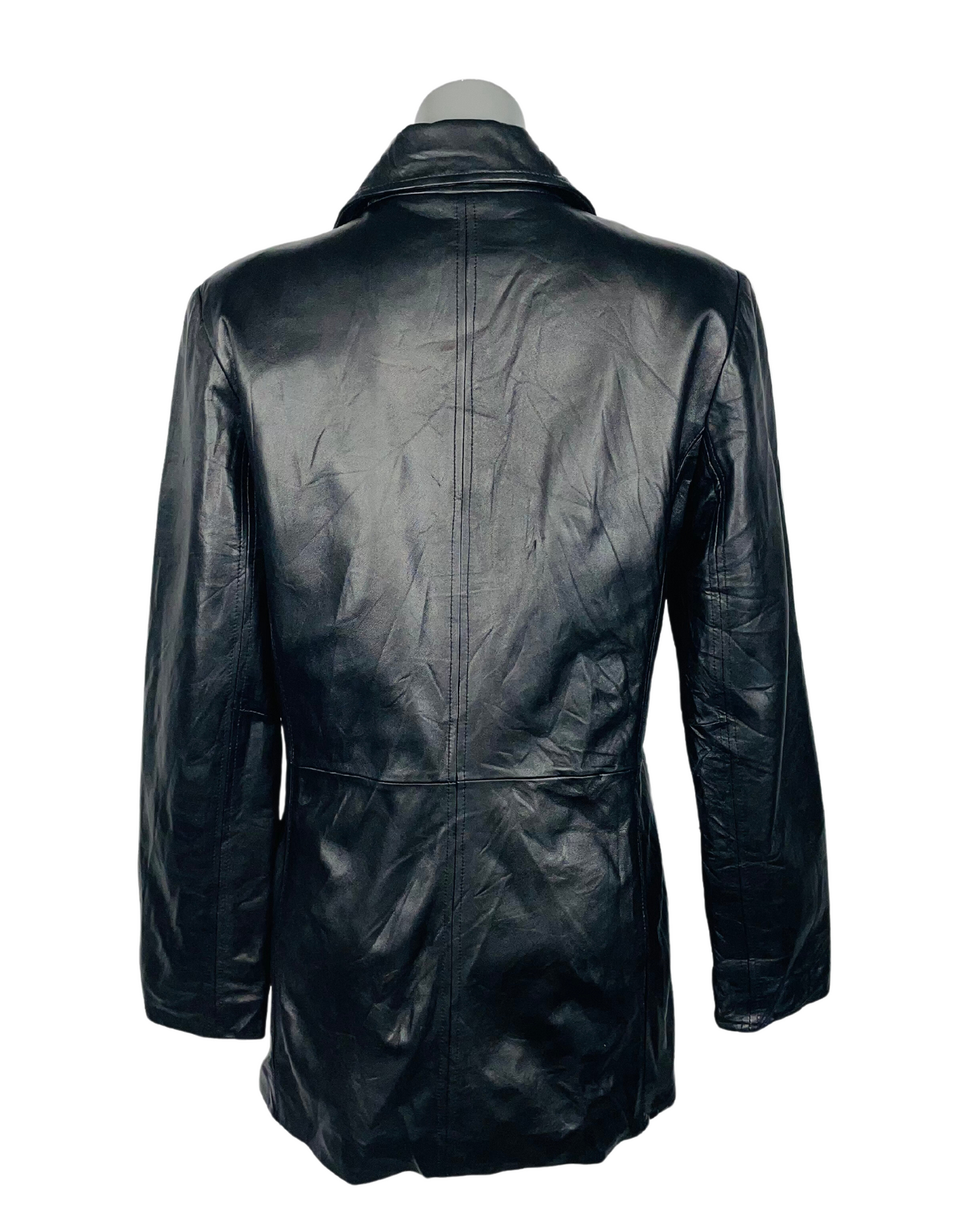 GENUINE LEATHER JACKET COLEBROOK & CO MEDIUM