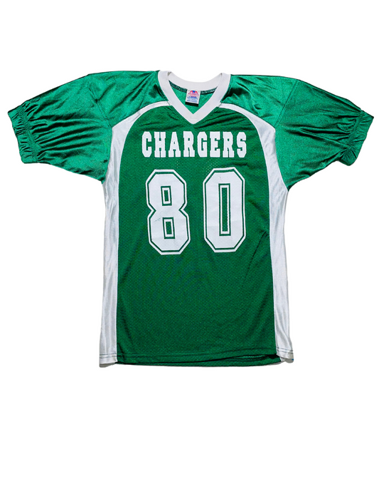 NFL GREEN CHARGERS 80 JERSEY LARGE