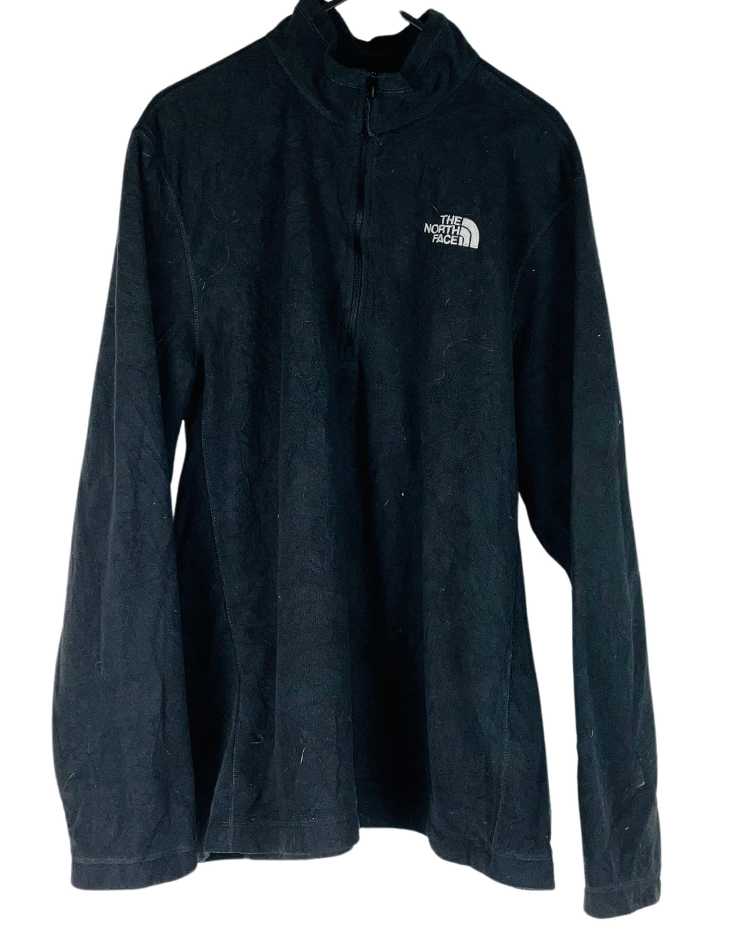 BLACK NORTH FACE FLEECE LARGE