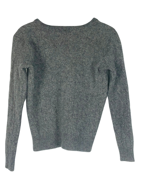 GREY RALPH LAUREN SWEATER SMALL