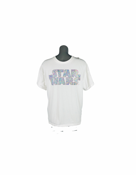 WHITE STAR WARS T-SHIRT LARGE