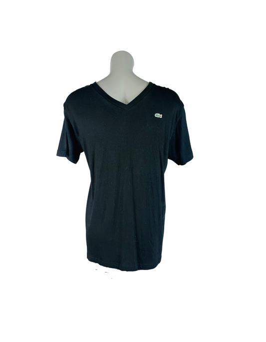 BLACK LACOSTE T-SHIRT MEDIUM