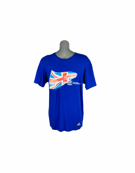 BLUE ADIDAS T-SHIRT MEDIUM
