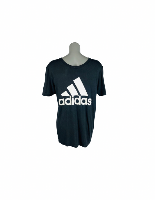 BLACK AND WHITE ADIDAS T-SHIRT MEDIUM