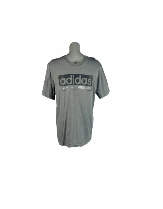 GREY ADIDAS T-SHIRT MEDIUM