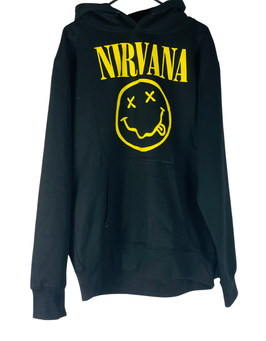 NIRVANA BAND HOODIE MEDIUM