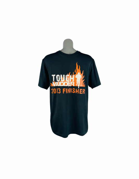 BLACK AND ORANGE UNDER ARMOUR T-SHIRT MEDIUM
