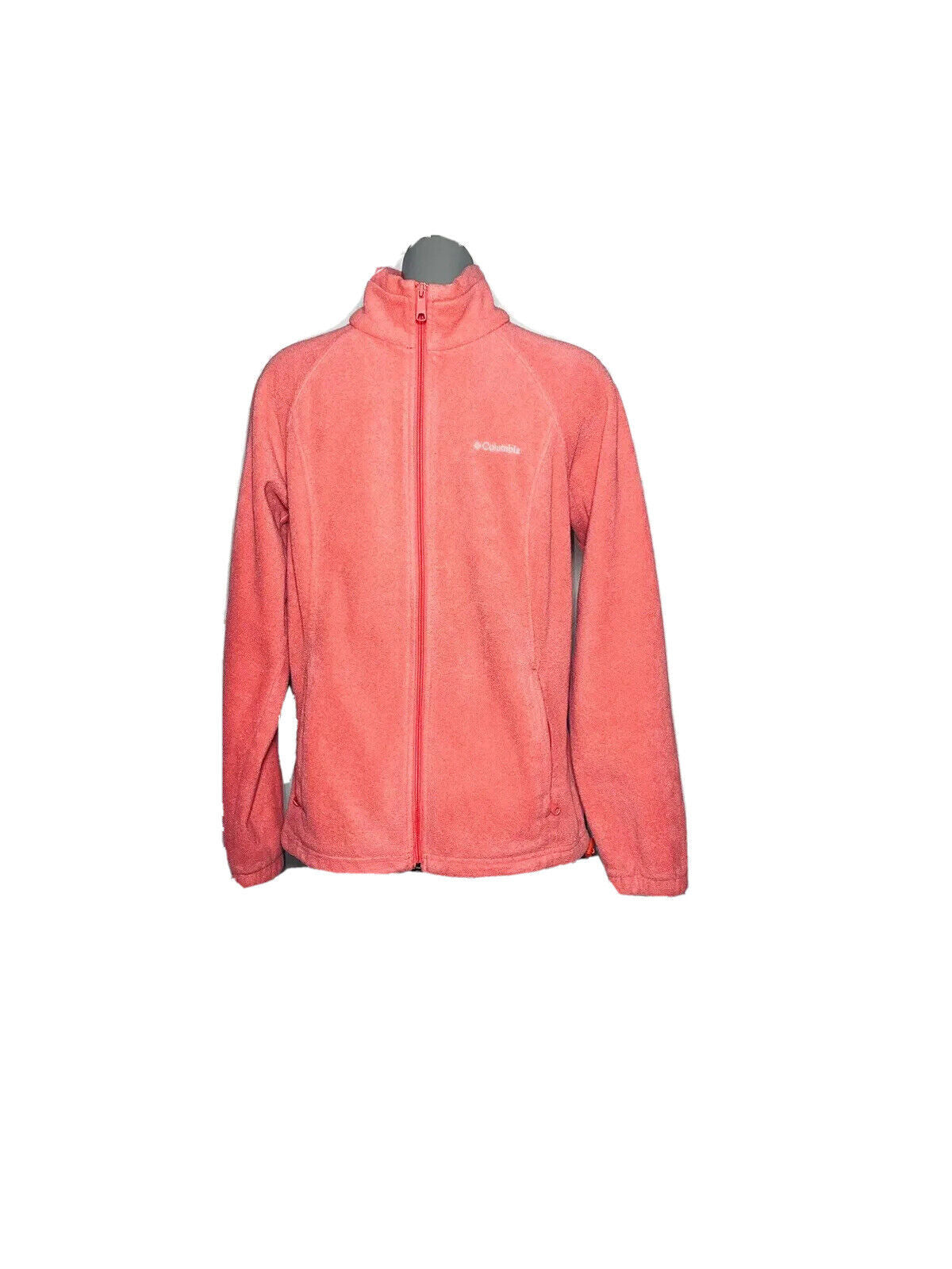 COLUMBIA PINK FLEECE WOMENS SIZE LARGE