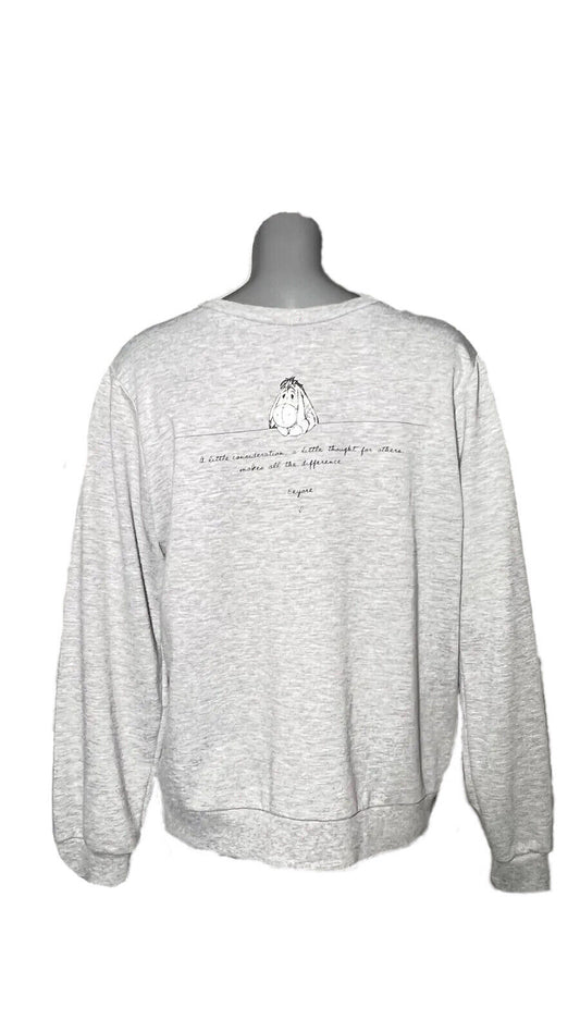 DISNEY GREY JUMPER EEYORE SIZE M