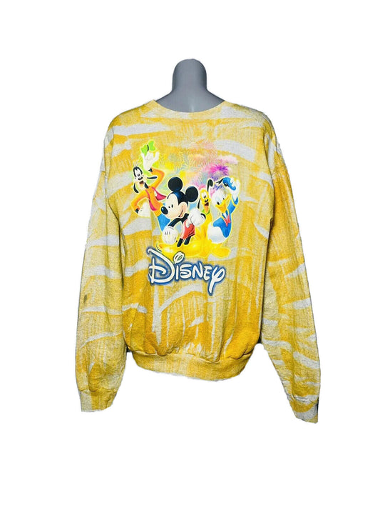 DISNEY ACID DYE SWEATSHIRT LARGE