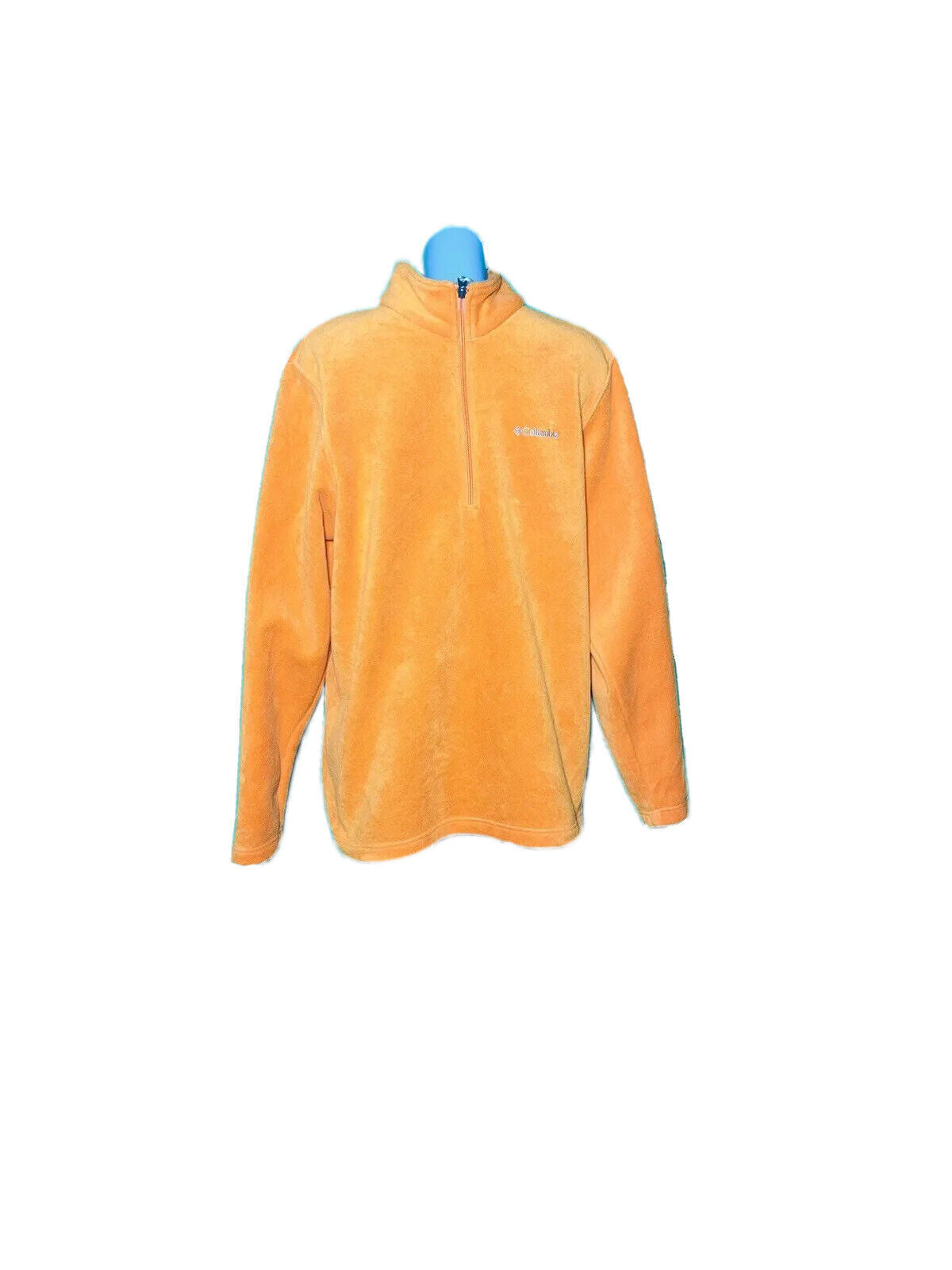 COLUMBIA ORANGE FLEECE MENS SIZE LARGE