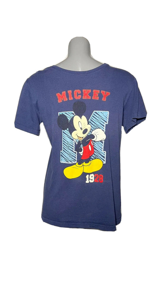 DISNEY BLUE MICKEY TOP SIZE M