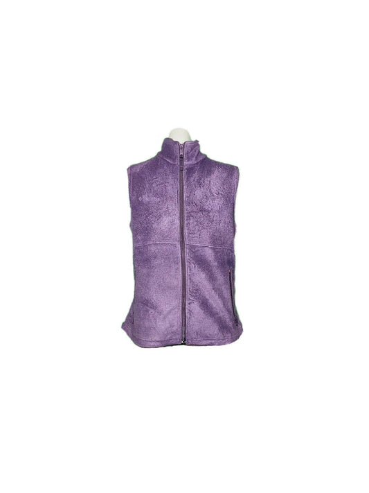 COLUMBIA PURPLE FLEECE GILET SIZE M WOMANS