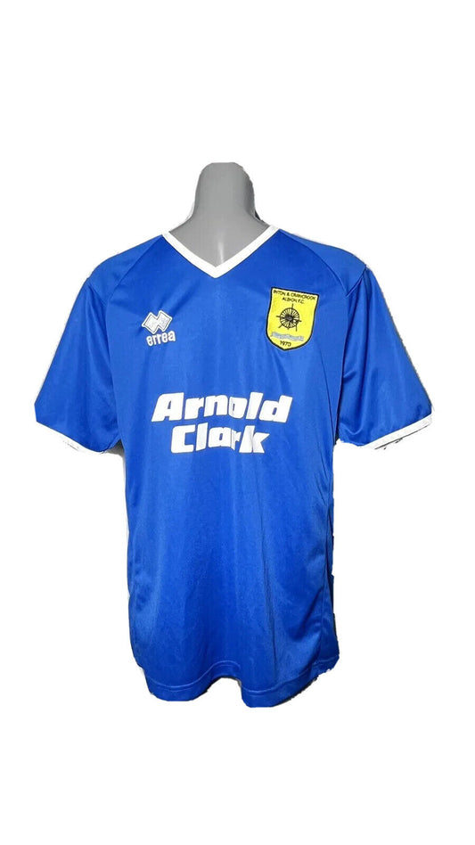 ERREA RYTON & CRAWCROOK ALBION FC BLUE FOOTBALL SHIRT SIZE M