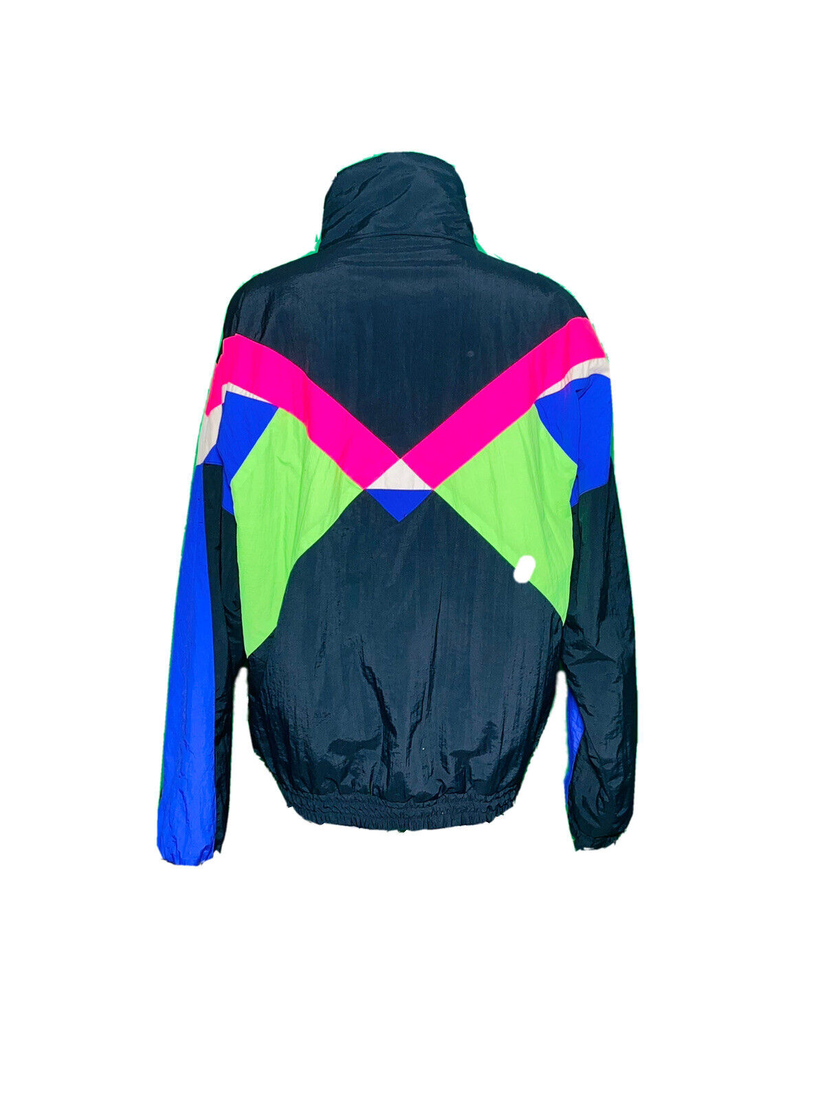 DUAL CONTROL 90’s MULTI COLOURED VINTAGE SHELL JACKET SIZE L