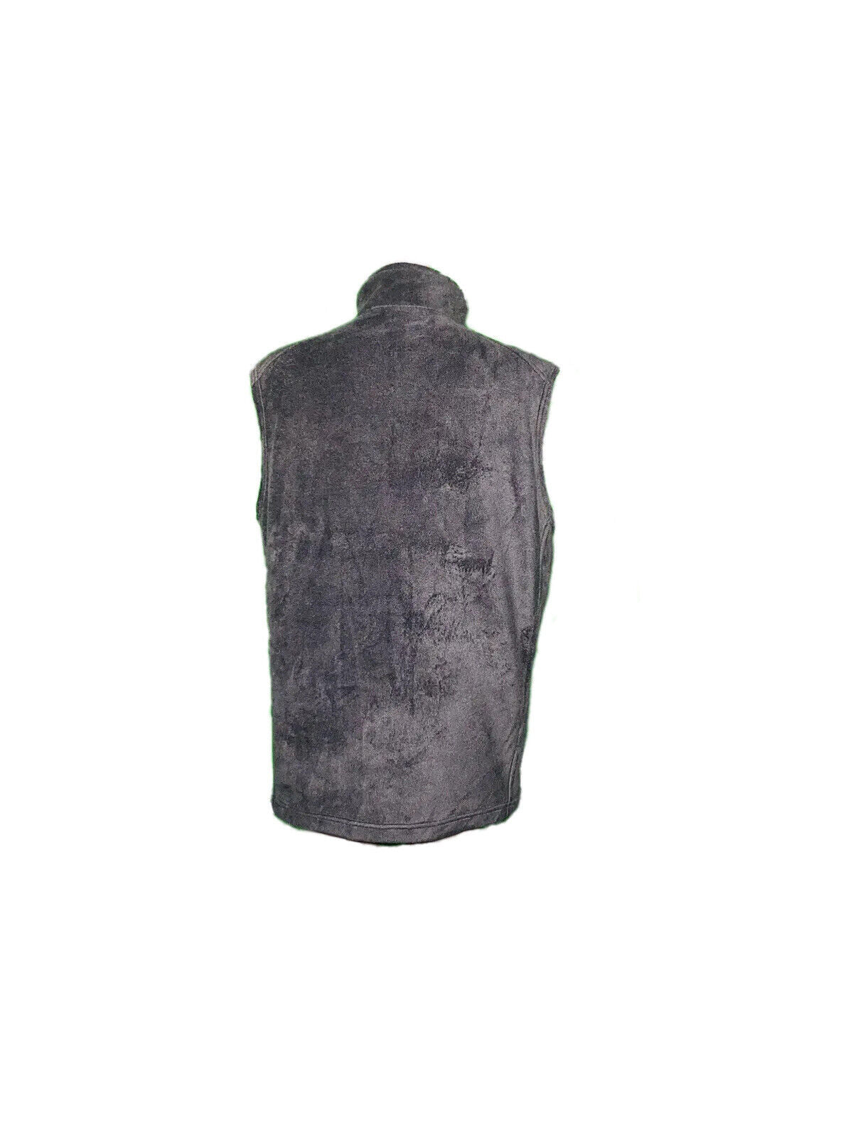 CUSTOM COLUMBIA GREY AND RED FLEECE GILET MEDIUM