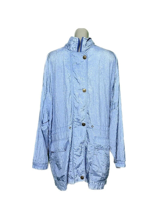 BLUE CASUAL CORNER VINTAGE 90’s SHELL JACKET SIZE 24