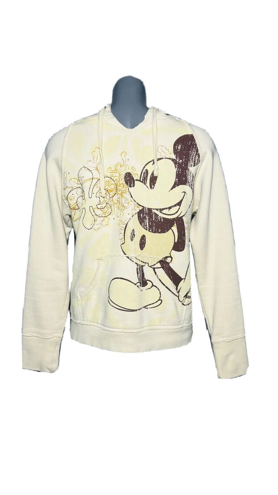 DISNEY BEIGE HOODIE WITH MINNIE MOUSE SIZE M