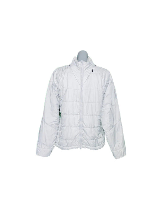 COLUMBIA WOMANS TECH INTERCHANGE TITANIUM WHITE COAT LARGE
