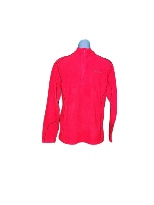 COLUMBIA RED FLEECE WOMENS SIZE SMALL