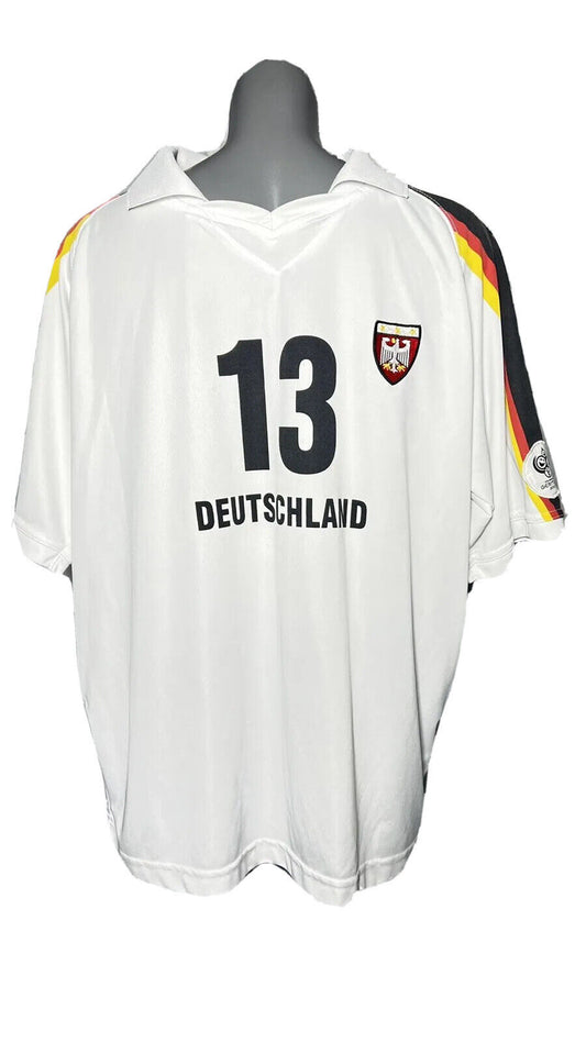 DEUTSCHLAND WHITE N13 SOORTS JERSEY SIZE M