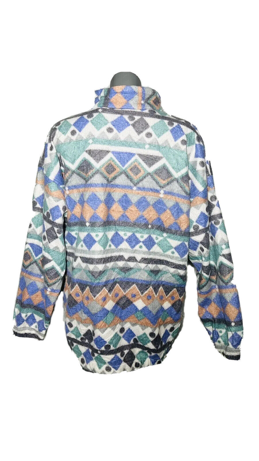 CRAZY FLEECE BY AIM SPORT SIZE L MULTICOLOURED SHAPE PATTERNS