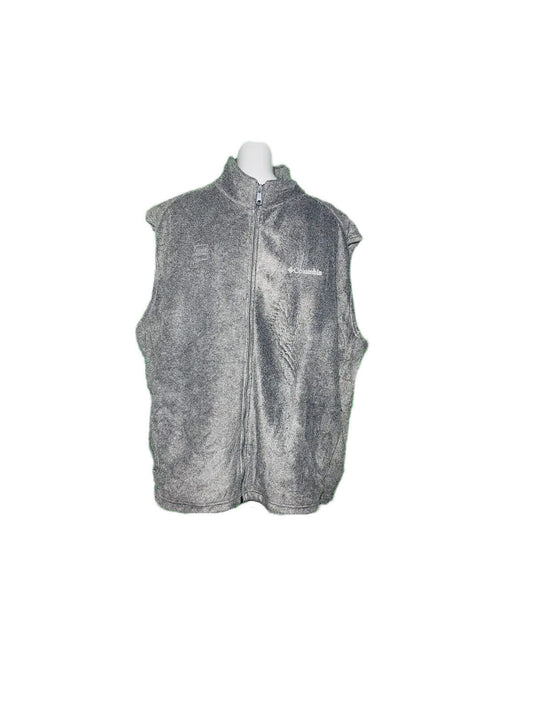 COLUMBIA GREY FLEECE GILLET SIZE XXL