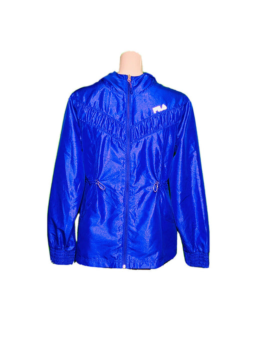 FILA SPORTS FIT 90’s BLUE VINTAGE SHELL JACKET SIZE M